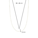 Ti Sento White Agate Bead Necklace SALE