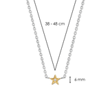Ti Sento Star CZ Pendant Necklace SALE