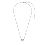 Ti Sento Coffee Bean Link CZ Pendant Necklace SALE