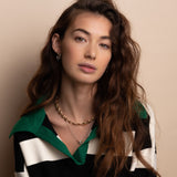 Ti Sento Coffee Bean Link CZ Pendant Necklace SALE