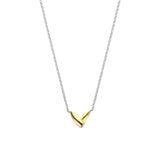 Ti Sento Wishbone Gold Plated Pendant Necklace SALE