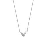 Ti Sento Wishbone CZ Pendant Necklace SALE