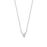 Ti Sento Wishbone CZ Pendant Necklace SALE