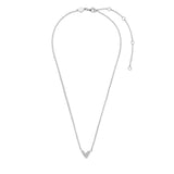 Ti Sento Wishbone CZ Pendant Necklace SALE