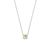 Ti Sento Petite Cushion Mother of Pearl Pendant Necklace SALE