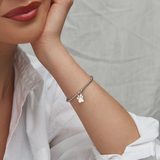 Clogau Paw Prints Silver Topaz Affinity Bracelet