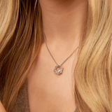 Clogau Forever Yours Silver Topaz Heart Pendant
