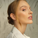 Clogau Nature's Wonder Silver Pearl Beachcomber Stud Earrings