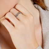 Clogau Gold Sterling Silver Celtic Weave Ring SALE