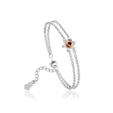 Clogau Sterling Silver Nature's Wonder Daffodil Chain Bracelet
