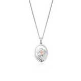 Clogau Sterling Silver Nature's Wonder Forget Me Not Pendant