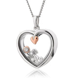 Clogau Tree of Life Silver Heart Inner Charm Pendant