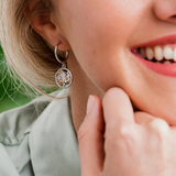 Clogau Tree of Life Silver Drop Earrings