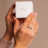 Clogau Cariad Silver Topaz Sparkle Ring
