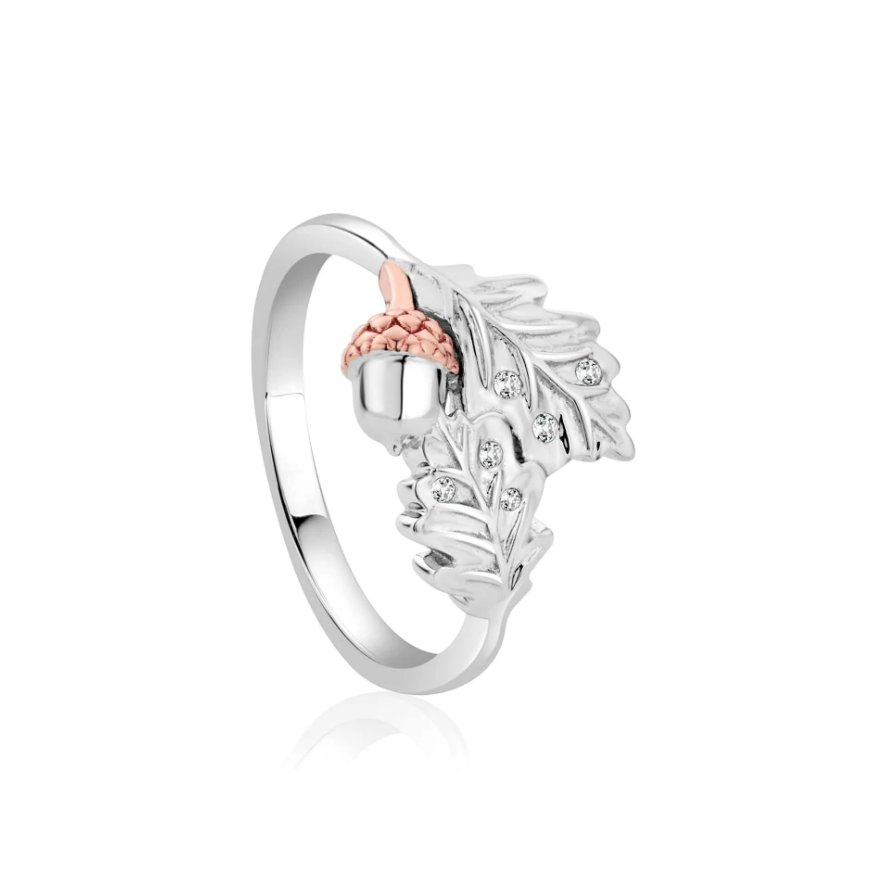 Clogau Royal Clogau Silver Oak Leaf Ring SALE