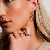 Clogau Gold Sterling Silver Ripples Triple Band Ring SALE
