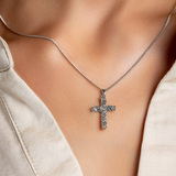 Clogau Tree of Life Silver Cross Pendant