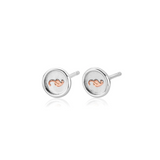 Clogau Insignia Silver Stud Earrings