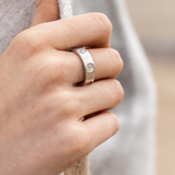 Clogau Insignia Silver Band Ring