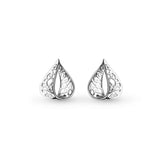 Kit Heath Blossom Flourish Loop Stud Earrings