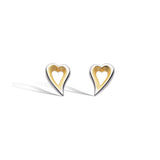 Kit Heath Desire Love Story Gold Stud Earrings SALE