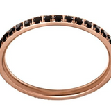 Edblad Glow Micro Full Set Band Ring Black SALE
