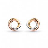 Kit Heath Bevel Trilogy Stud Earrings