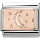 Nomination Classic Rose Gold Moon & Stars Charm