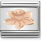 Nomination Classic Rose Gold Daffodil Charm