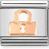Nomination Classic Rose Gold Padlock Charm