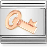 Nomination Classic Rose Gold Key Charm