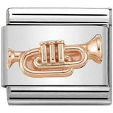 Nomination Classic Rose Gold Music Trumpet Charm SALE