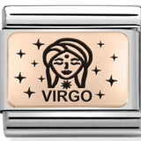 Nomination Classic Rose Gold Zodiac Virgo Charm