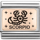 Nomination Classic Rose Gold Zodiac Scorpio Charm