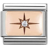 Nomination Classic Rose Gold CZ North Star Charm SALE