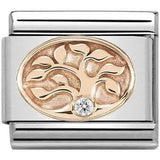 Nomination Classic Rose Gold CZ Tree Of Life Charm