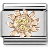 Nomination Classic Rose Gold CZ Sunshine Charm