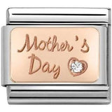 Nomination Classic Rose Gold CZ Mother's Day Charm