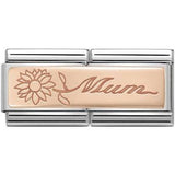 Nomination Classic Rose Gold Mum Double Charm