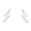 Dew Lightning Bolt Stud Earrings
