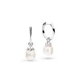 Kit Heath Revival Glitz Pearl Hoop Earrings
