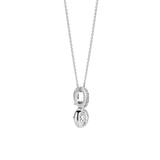 Ti Sento Solitaire CZ Pendant Necklace