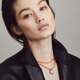 Ti Sento Heart Shape Nude Pink Pendant Necklace SALE
