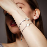 Kit Heath Céleste Eclipse Lux Pavé Spinner Double Chain Bracelet