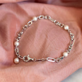 Kit Heath Revival Figaro Pearl Chain Link Bracelet