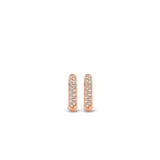 Ti Sento Classic Pavé Set CZ Hoop Earrings SALE