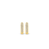 Ti Sento Classic Pavé Set CZ Hoop Earrings SALE