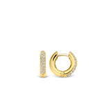Ti Sento Classic Pavé Set CZ Hoop Earrings SALE