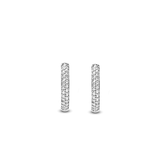 Ti Sento Large CZ Hoop Earrings
