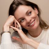 Ti Sento Crossover CZ Hoop Earrings SALE